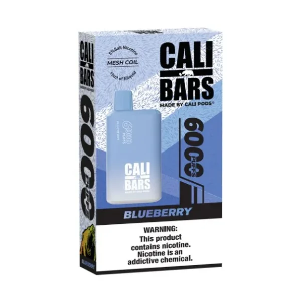 Blueberry V2 6000 Puffs - Cali Bars