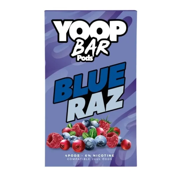 Blue Razz - 5% Pod Refil Juul - Yoop Bar