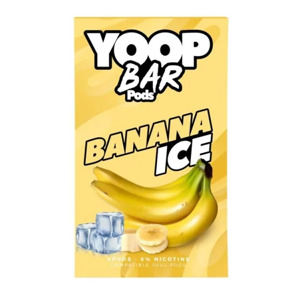 Banana Ice - 5% Pod Refil Juul - Yoop Bar