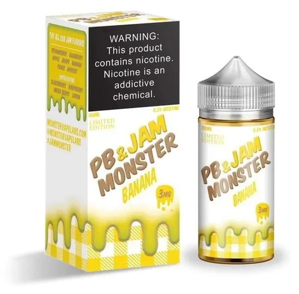 Banana - Series PB & Jam - Monster - 100ml