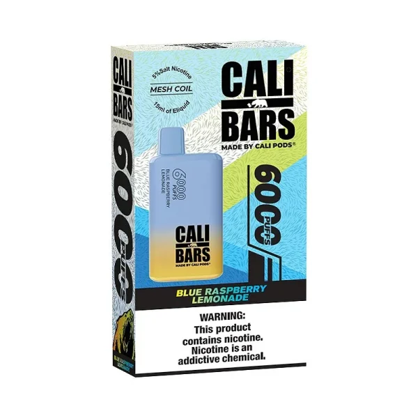 Blue Raspberry Lemonade V2 6000 Puffs - Cali Bars