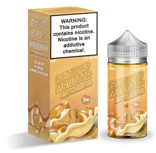 Butterscotch - Custard - Monster - 100ml