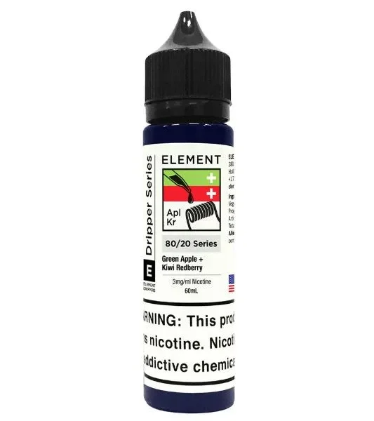 Green Apple + Kiwi Redberry - Dripper - Element - 60ml