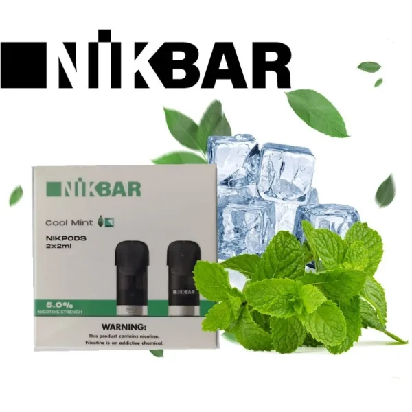 Cool Mint - NPOD NikPod - 5% - 2x2ml - Nikbar