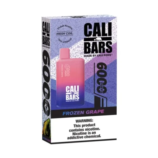 Frozen Grape V2 6000 Puffs - Cali Bars