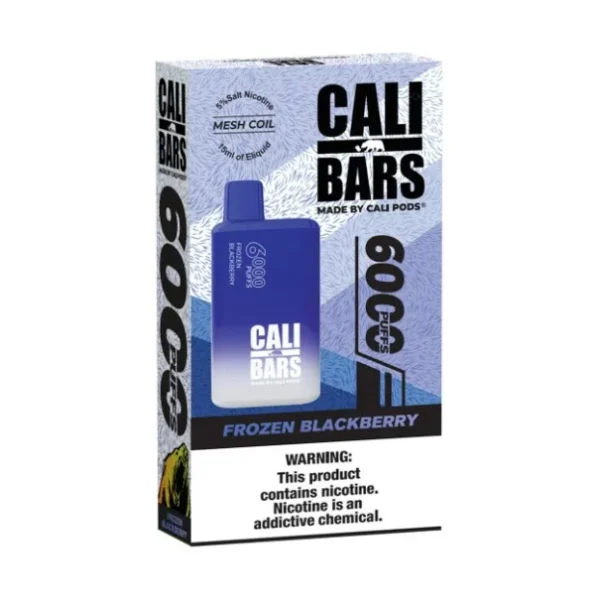 Frozen Blackberry V2 6000 Puffs - Cali Bars