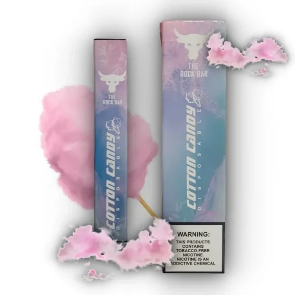 Cotton Candy - The Rock Bar - 300 Puffs - Pod Descartável