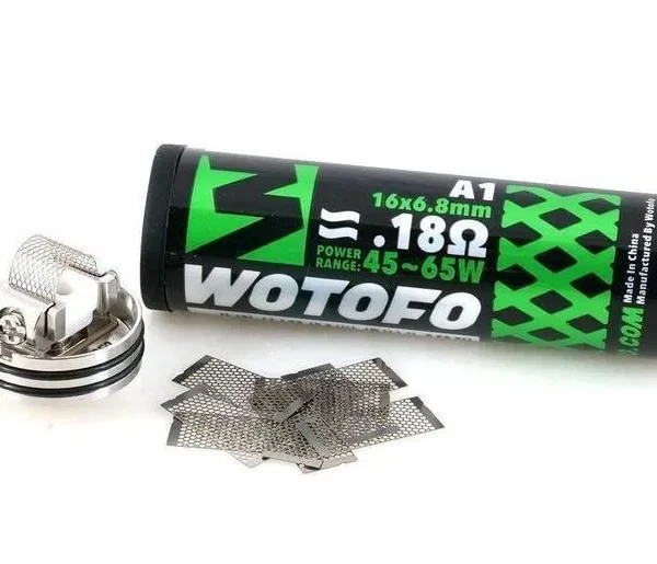 Kit Resistências/Bobinas Prontas - Coil Mesh A1 0.18 ohms - Wotofo