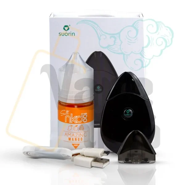 Kit Pod System - Drop - Suorin + Kit Coil Drop + Nicsalt Importada - 30ml