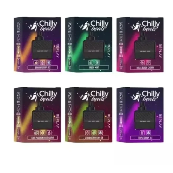 Chilly Beats Replay 10K – Refil Cartucho – Sabores