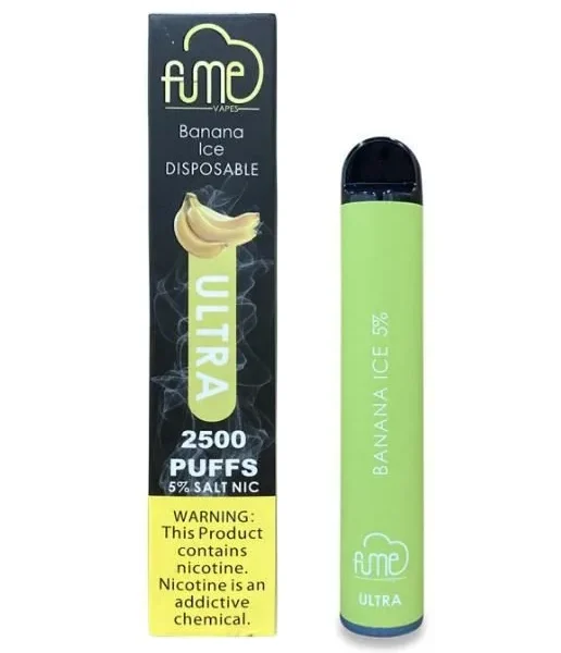 Banana Ice - Fume - 2500 Puffs - 5% Nicsalt - Pod Descartável