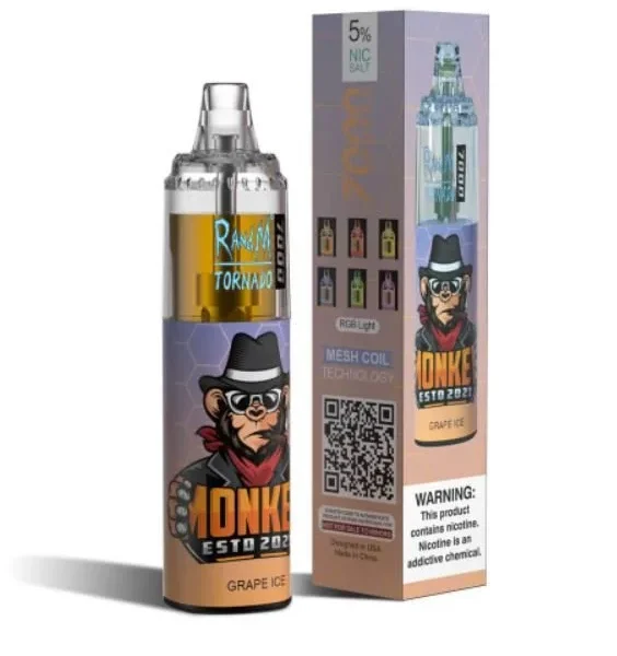 Grape Ice - RandM Tornado - 7000 Puffs - Fumot