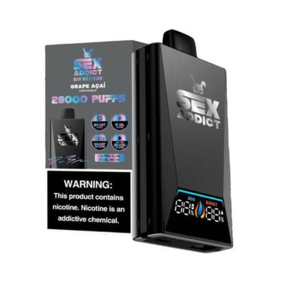 Sex Addict - By Dan Bilzerian S280 – Pod Descartável – 28.000 Puffs